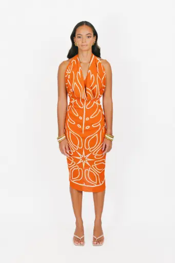 Long pareo ape orange
