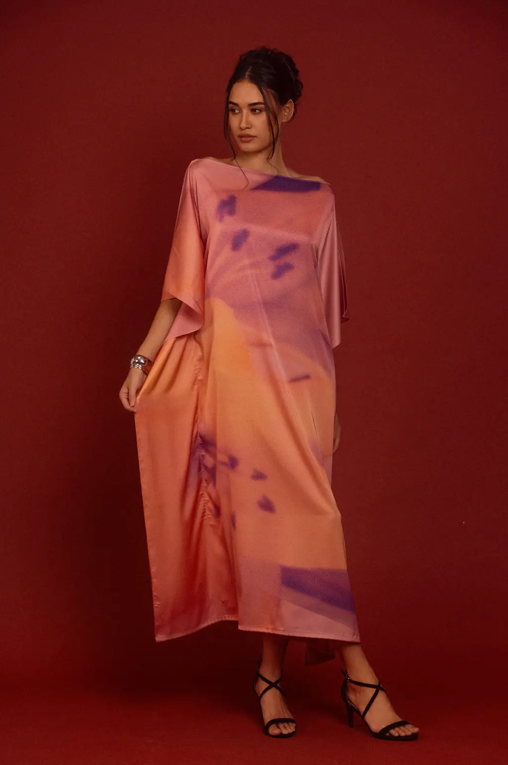 Long Lys Terehe Dress Pink