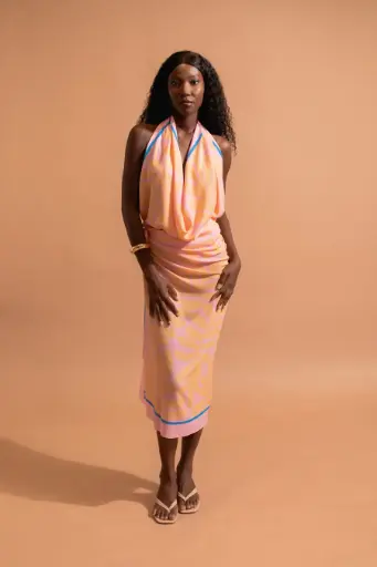 Paréo Long Remu pink