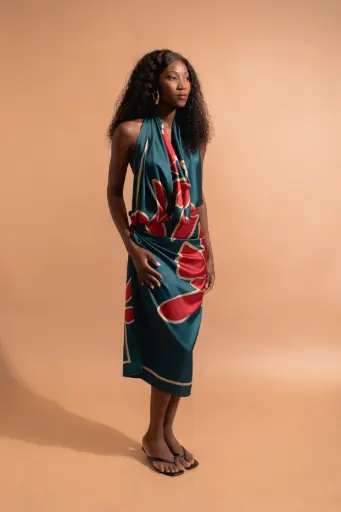 Paréo Long Imoa deep blue