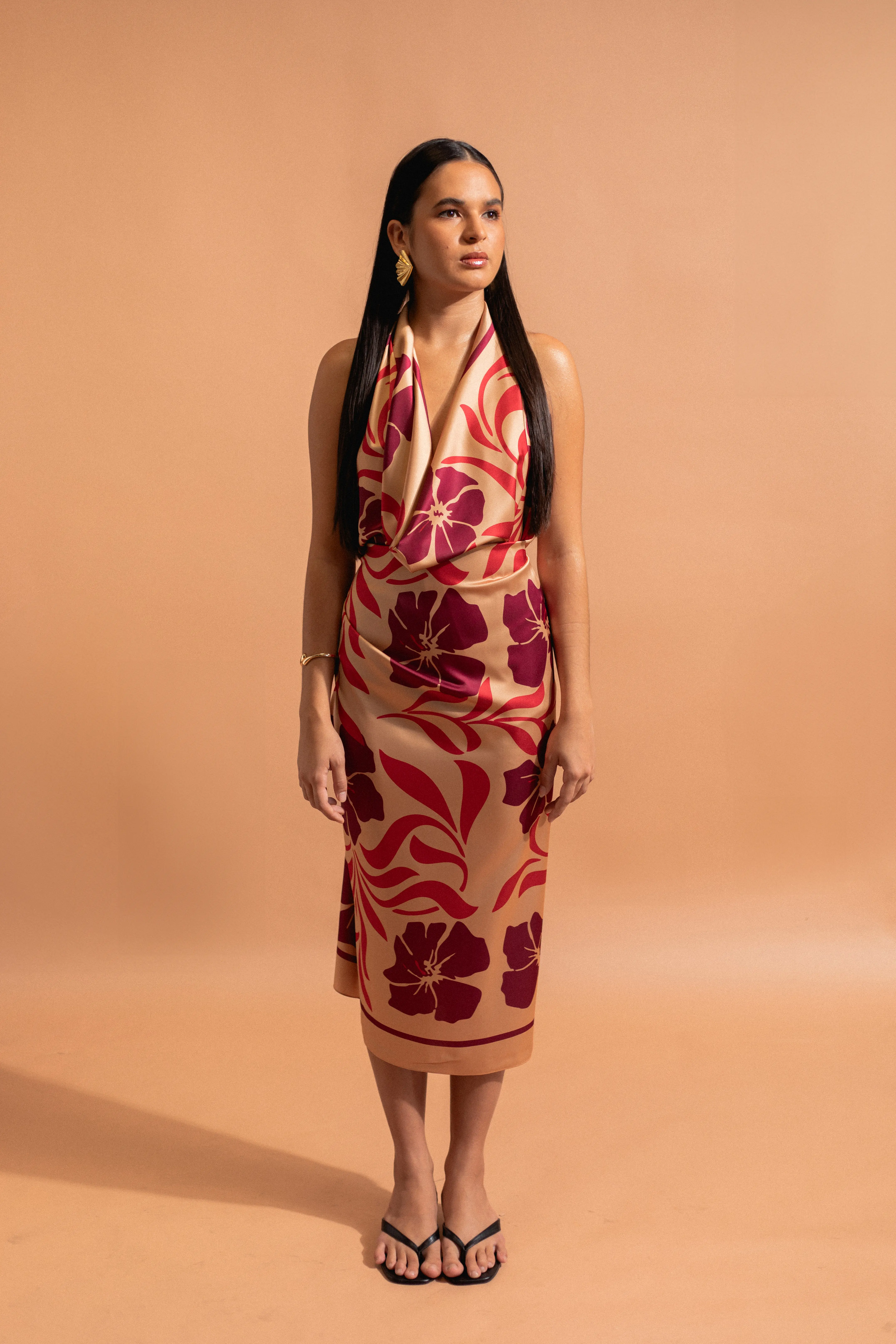 [TT-P-L-F-S] Paréo Long Flora sand