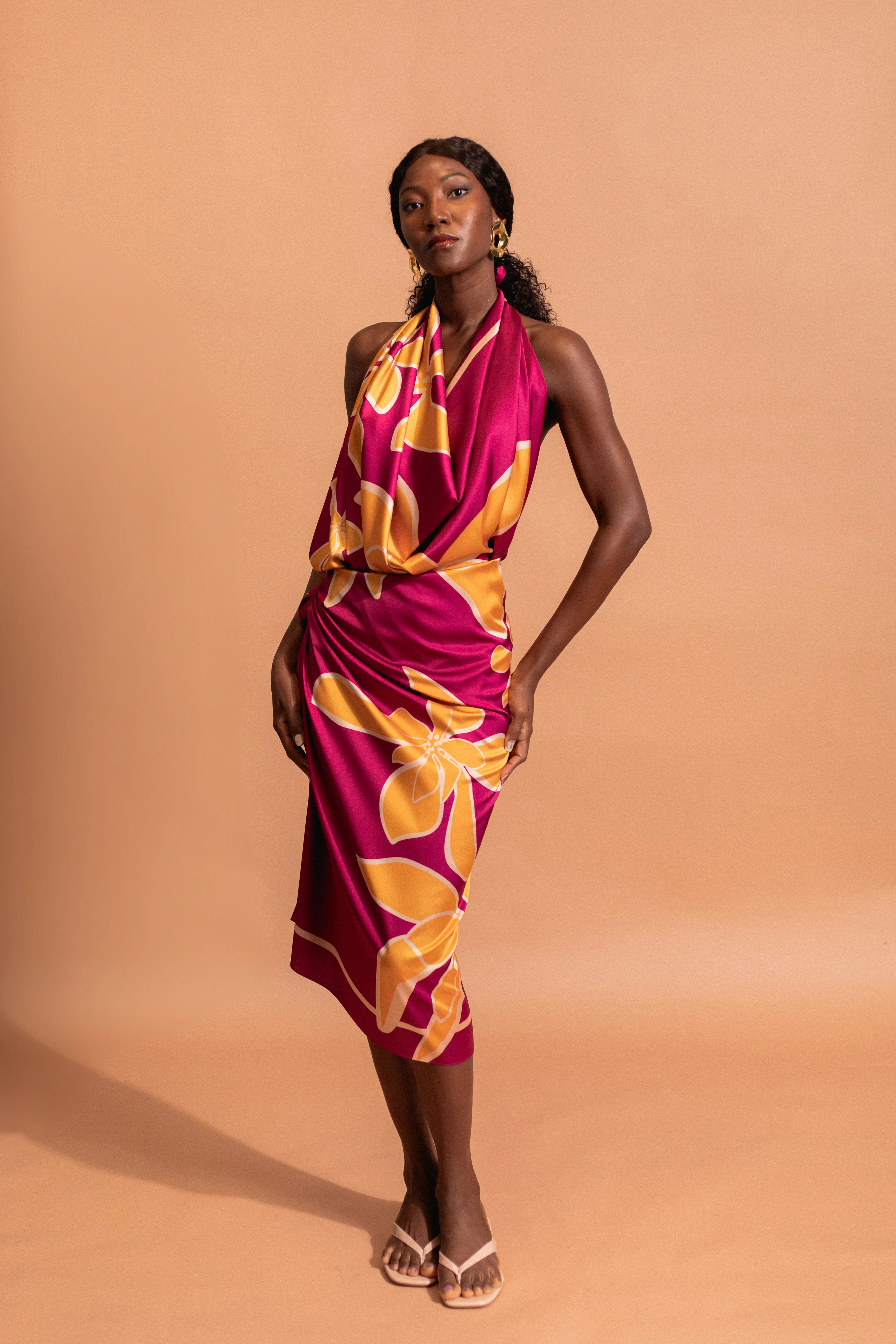 [TT-P-L-I-F] Paréo Long Imoa fushia